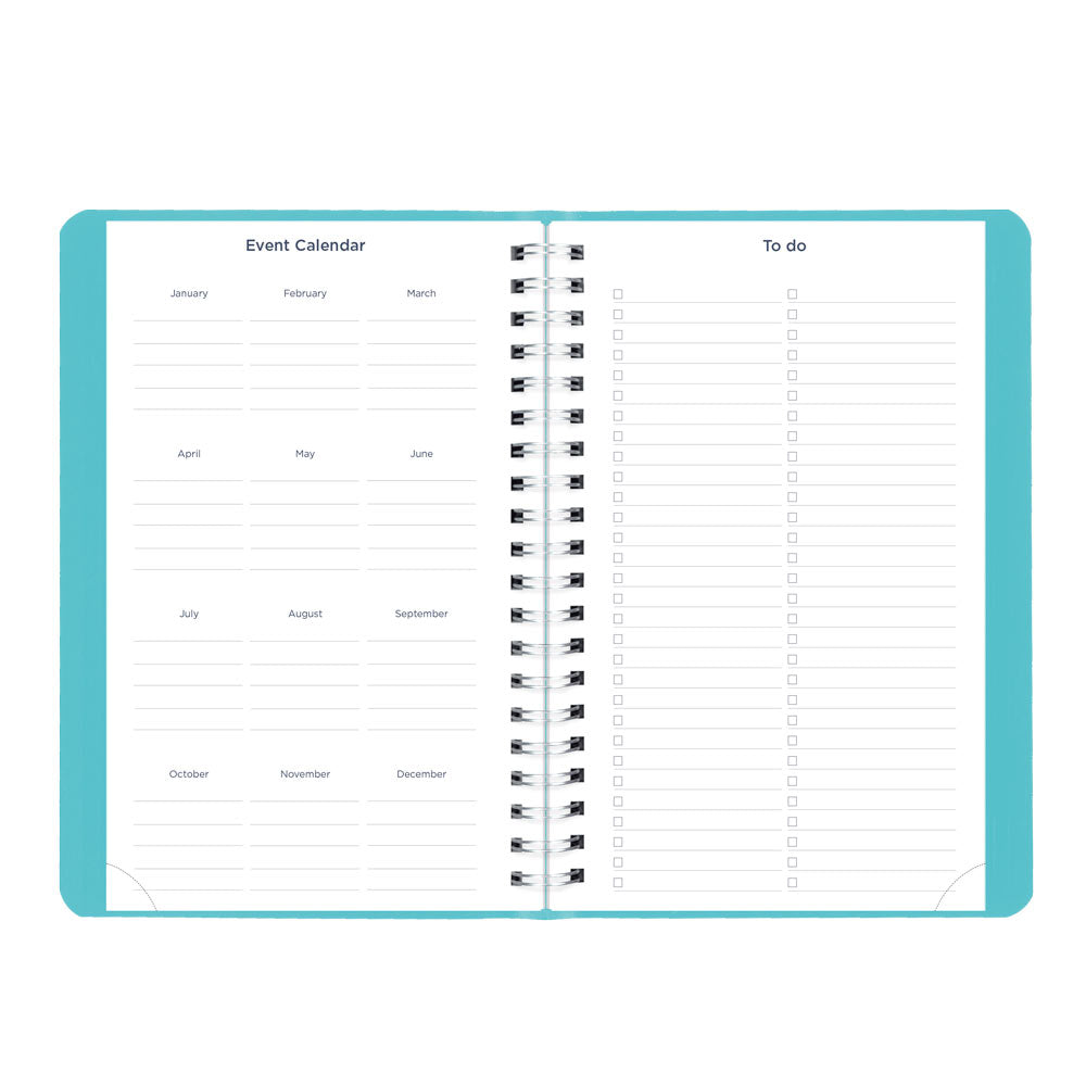 Blueline Academic Daily Planner, Fashion, 2026-2027 - English CA201F.02 #colour_fashion-blue