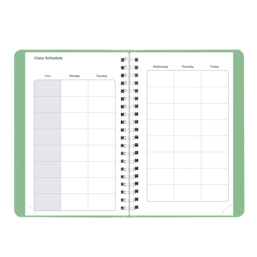 Blueline Academic Daily Planner, Fashion, 2026-2027 - English CA201F.03 #colour_fashion-green