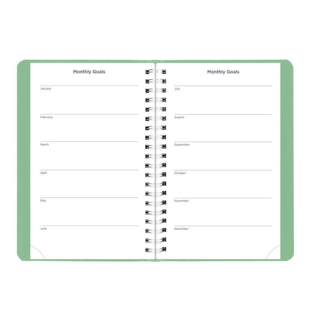 Blueline Academic Daily Planner, Fashion, 2026-2027 - English CA201F.03 #colour_fashion-green