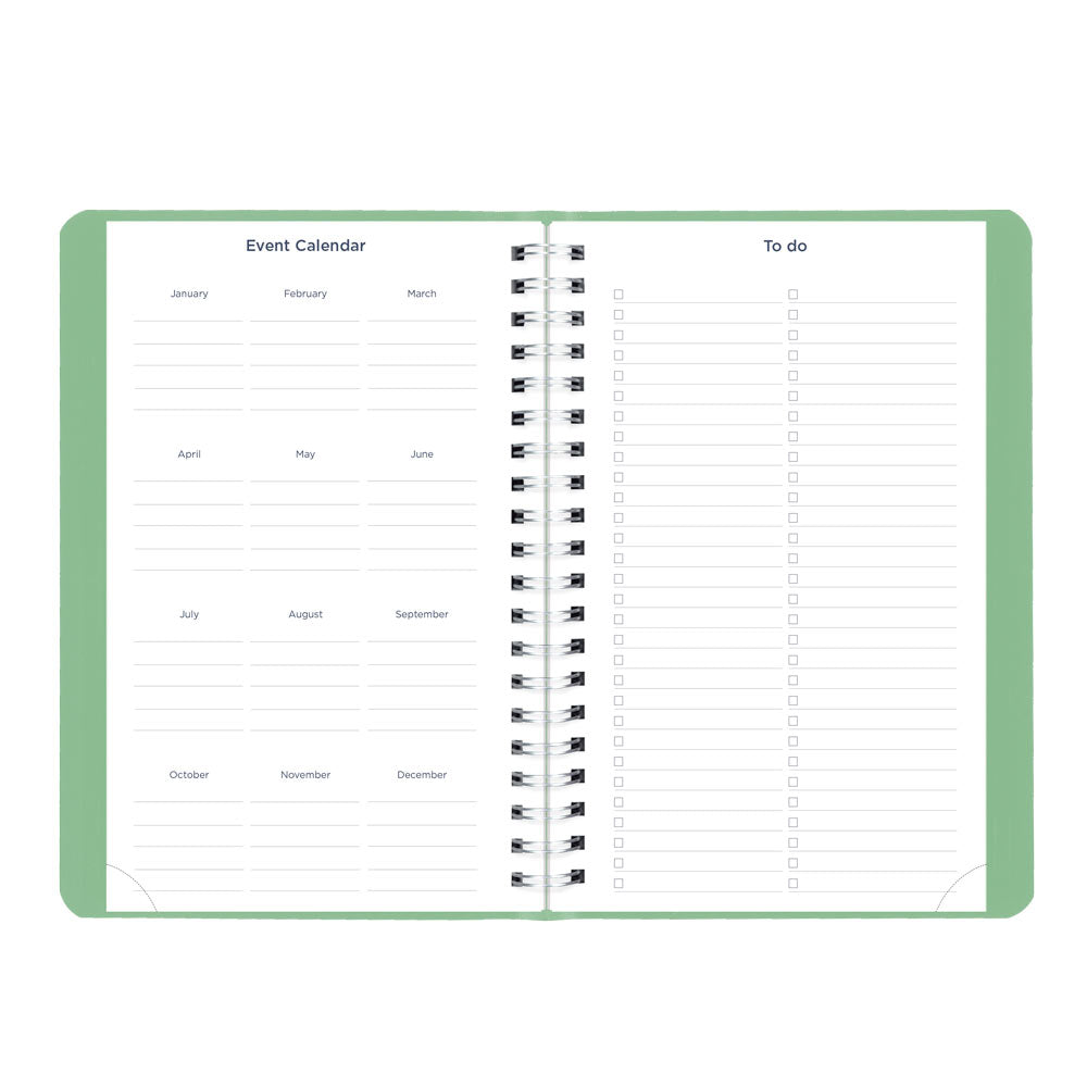 Blueline Academic Daily Planner, Fashion, 2026-2027 - English CA201F.03 #colour_fashion-green