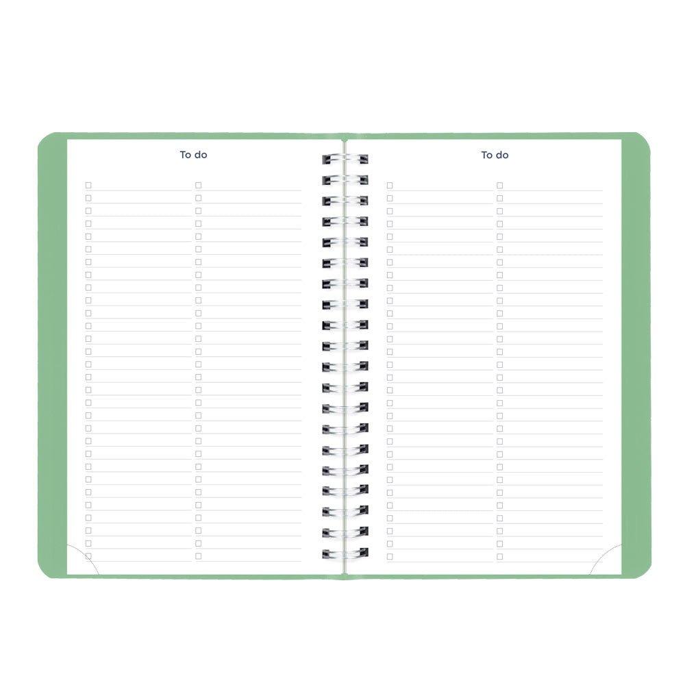 Blueline Academic Daily Planner, Fashion, 2026-2027 - English CA201F.03 #colour_fashion-green