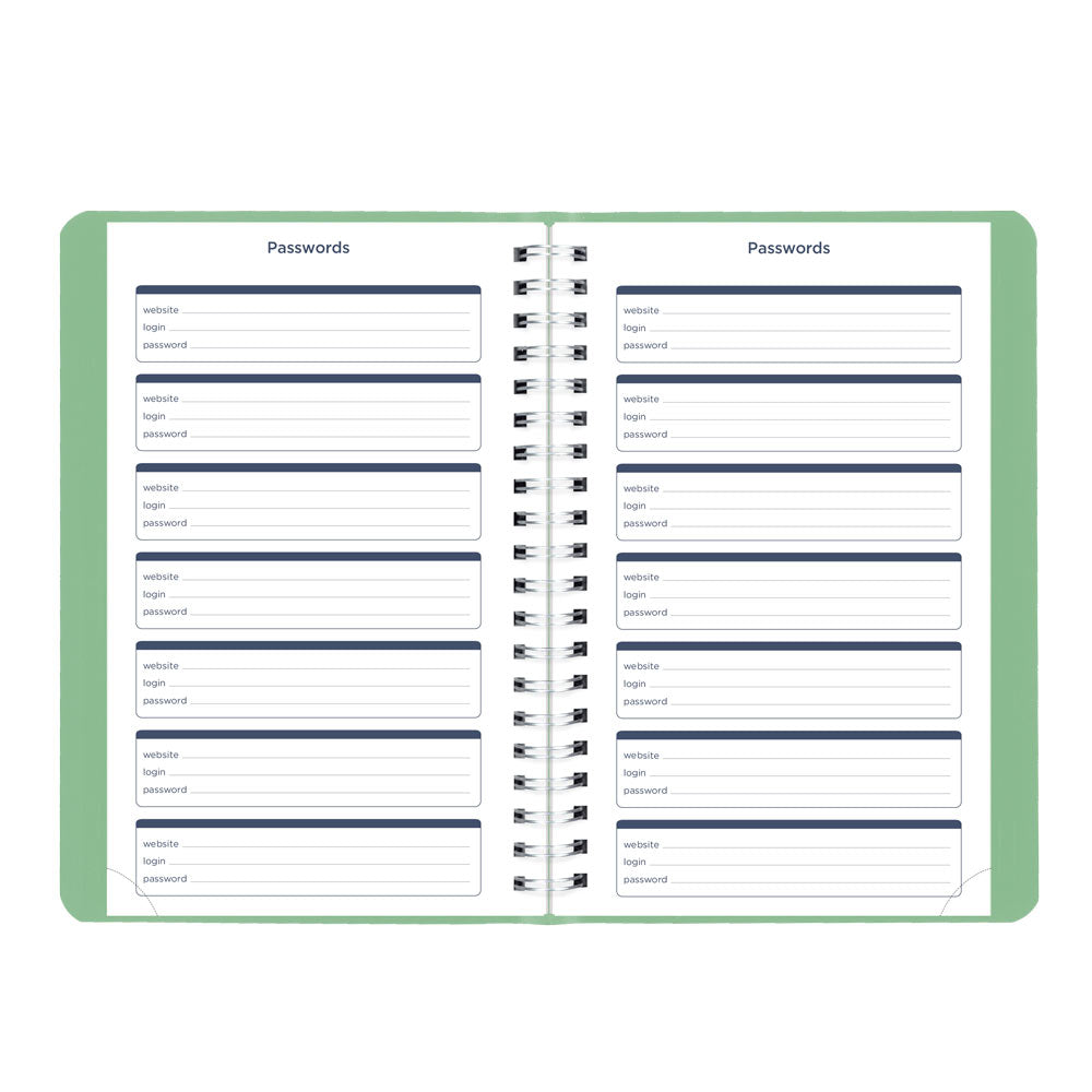 Blueline Academic Daily Planner, Fashion, 2026-2027 - English CA201F.03 #colour_fashion-green