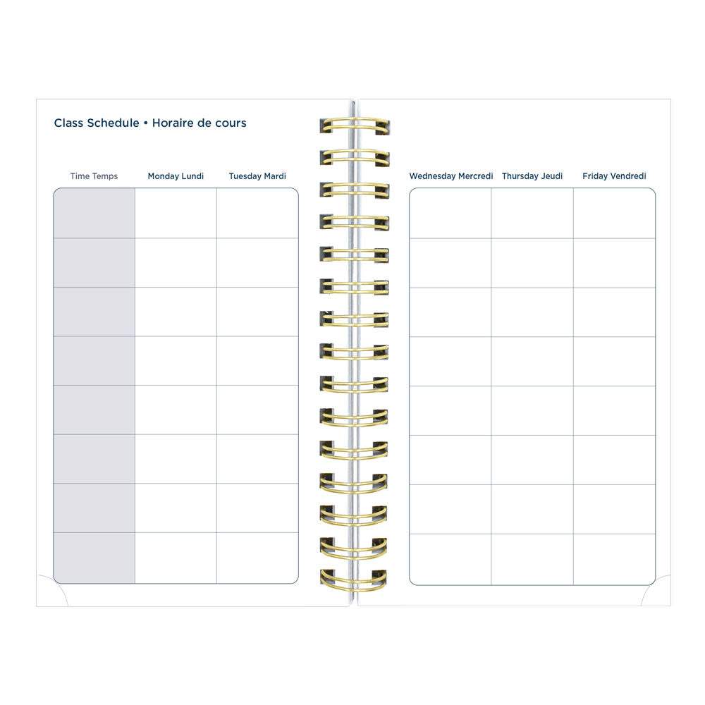 Blueline Academic Daily Planner, Blossom, 2026-2027 - Bilingual CA214BPG.02 #colour_blossom-pink