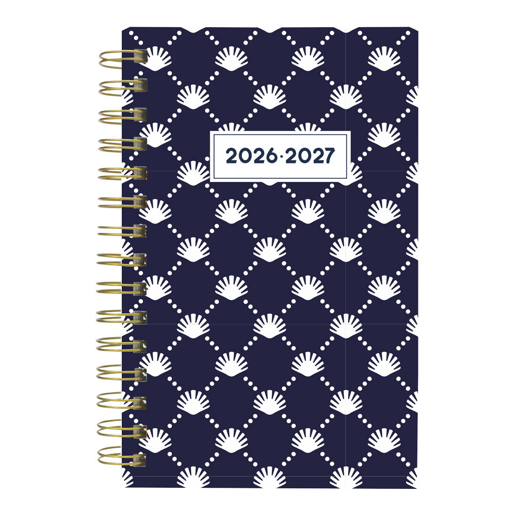 Blueline Academic Daily Planner, Nautical, 2026-2027 - Bilingual CA214BPH.03 #colour_shells