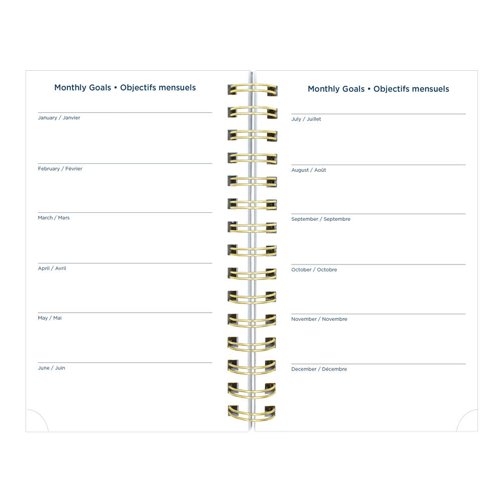 Blueline Academic Daily Planner, Nautical, 2026-2027 - Bilingual CA214BPH.03 #colour_shells
