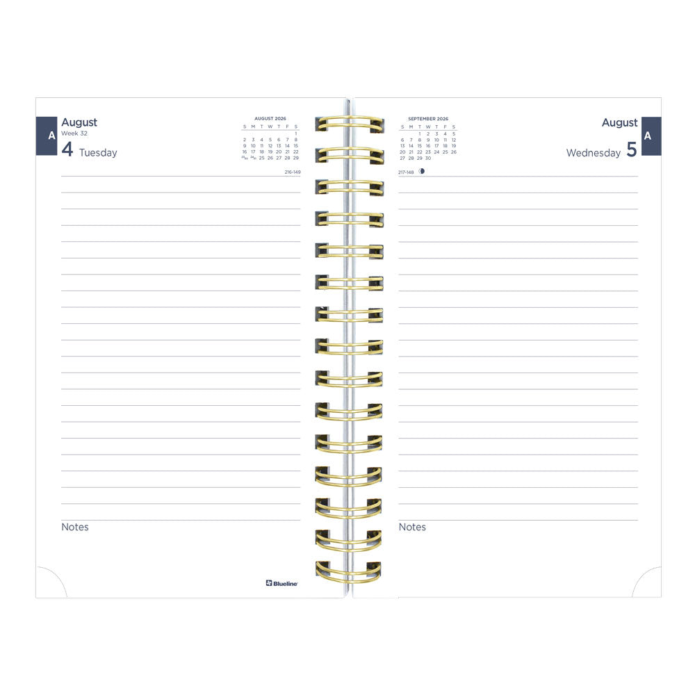 Blueline Academic Daily Planner, Blossom, 2026-2027 - English CA214PG.01 #colour_blossom-yellow
