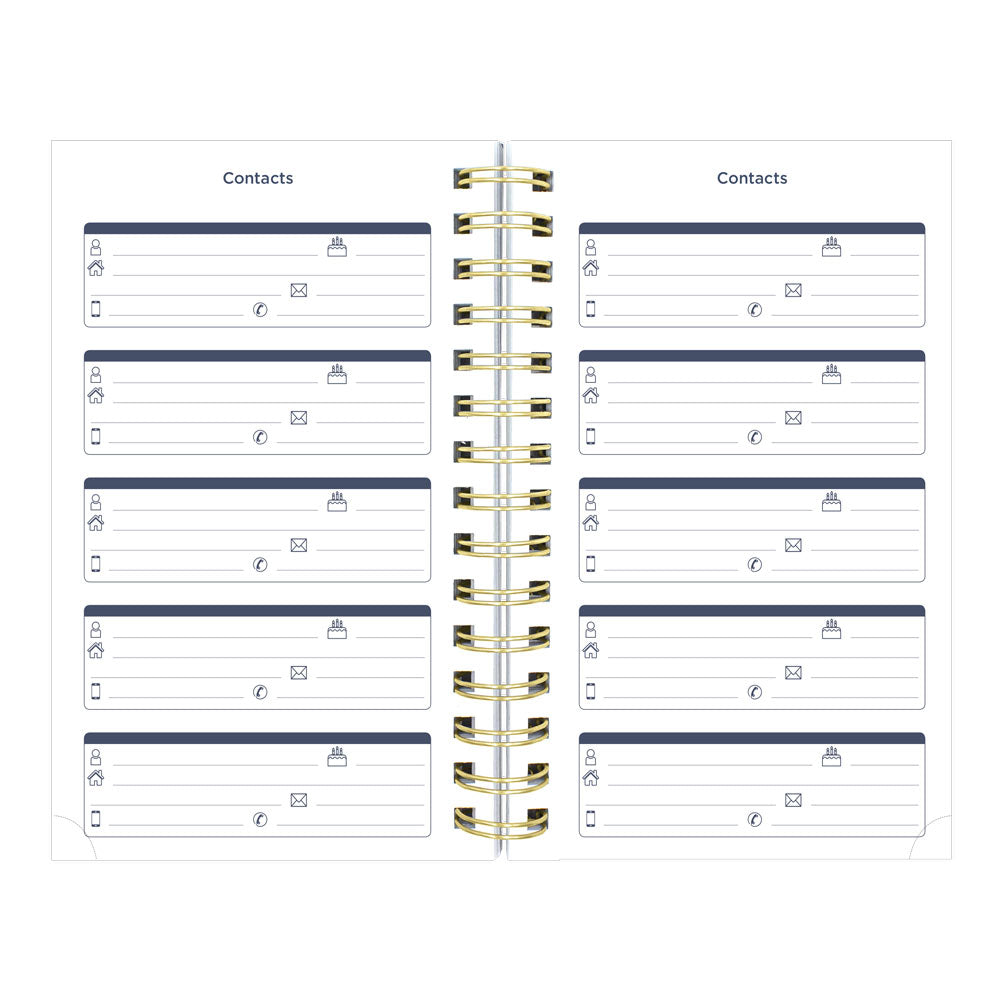 Blueline Academic Daily Planner, Blossom, 2026-2027 - English CA214PG.01 #colour_blossom-yellow