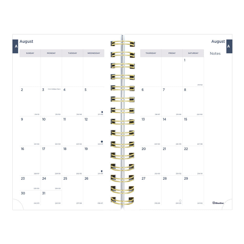 Blueline Academic Daily Planner, Nautical, 2026-2027 - English CA214PH.02 #colour_cabana
