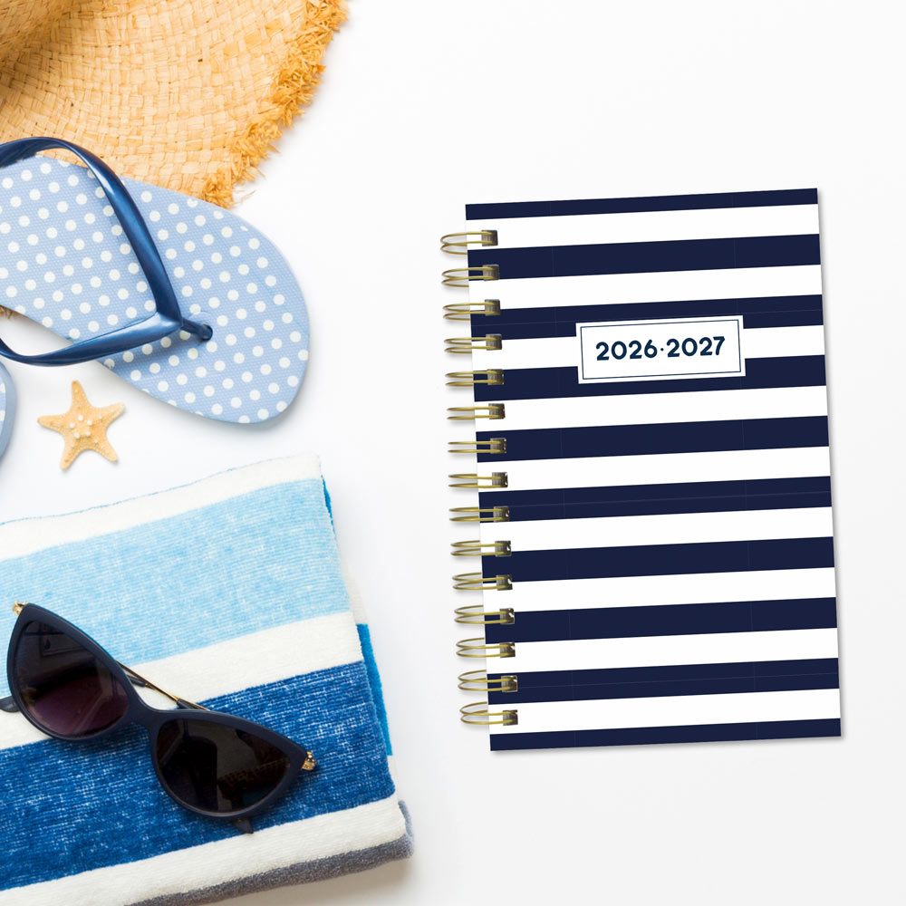 Blueline Academic Daily Planner, Nautical, 2026-2027 - English CA214PH.02 #colour_cabana