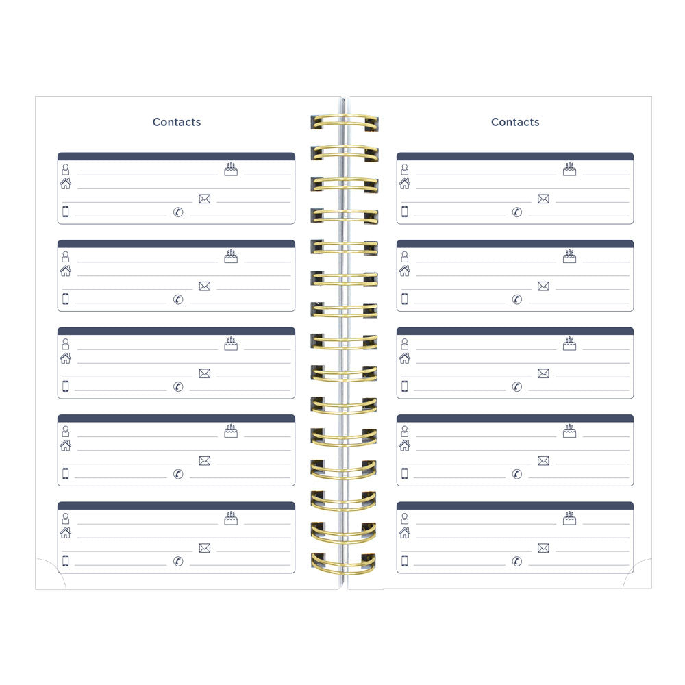 Blueline Academic Daily Planner, Nautical, 2026-2027 - English CA214PH.03 #colour_shells