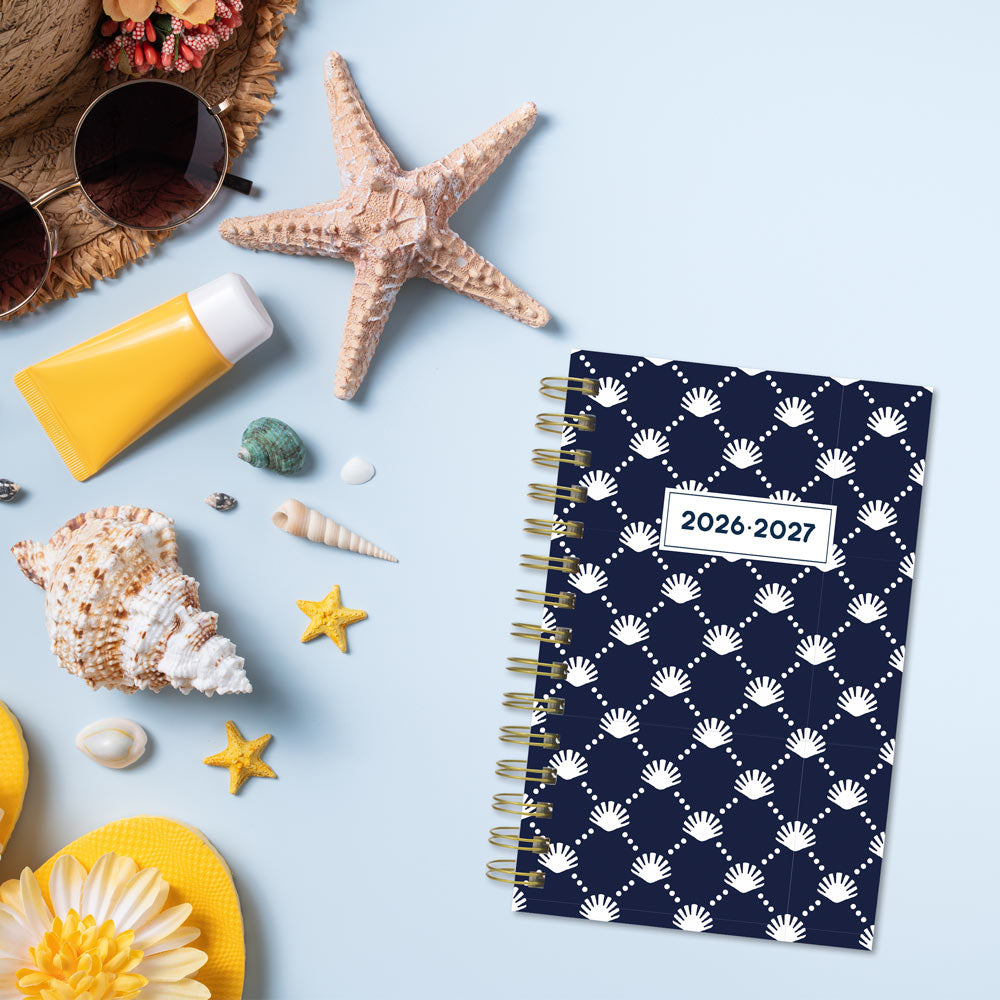 Blueline Academic Daily Planner, Nautical, 2026-2027 - English CA214PH.03 #colour_shells