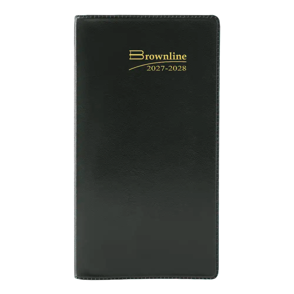 Brownline Monthly Two-Year Pocket Planner, Assorted Colours, 2027-2028 - English (CA24.AST-27)