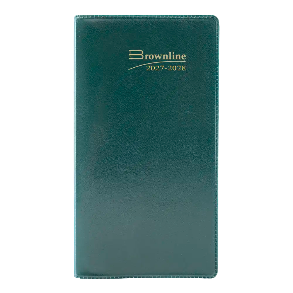 Brownline Monthly Two-Year Pocket Planner, Assorted Colours, 2027-2028 - English (CA24.AST-27)