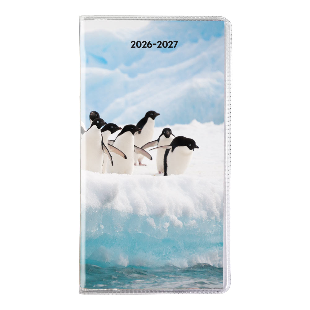 Blueline 18-Month Pocket Planner, Assorted Animal Designs, 2026-2027 - Bilingual CA412B.ASX