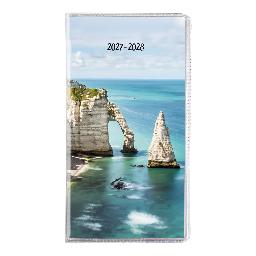 Blueline Two-Year Monthly Pocket Planner, Assorted Designs, 2027-2028, Bilingual CA424B.ASX