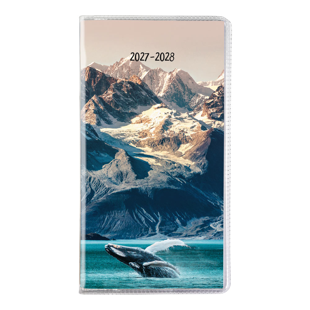 Blueline Two-Year Monthly Pocket Planner, Assorted Designs, 2027-2028, Bilingual CA424B.ASX