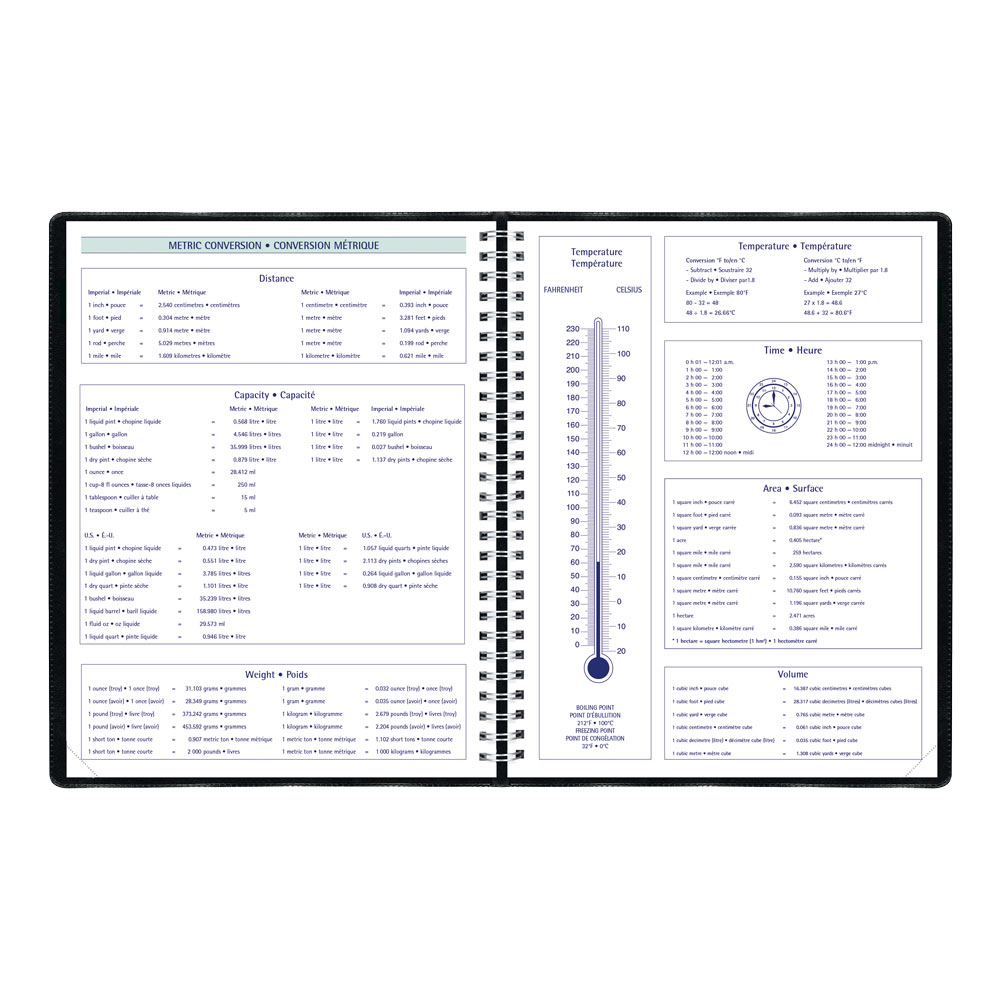 Blueline Timanager® Academic Weekly Planner, 2026-2027, Bilingual CA5941.81BT