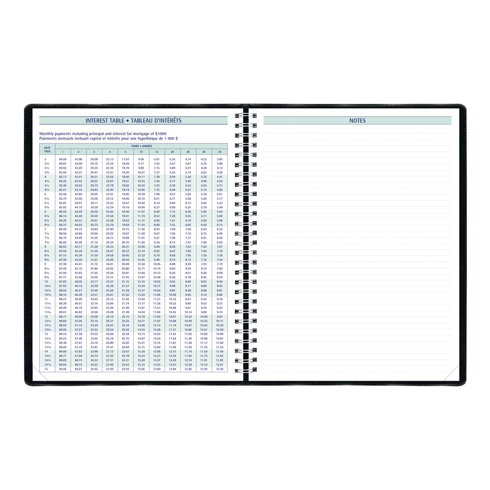 Blueline Timanager® Academic Weekly Planner, 2026-2027, Bilingual CA5941.81BT