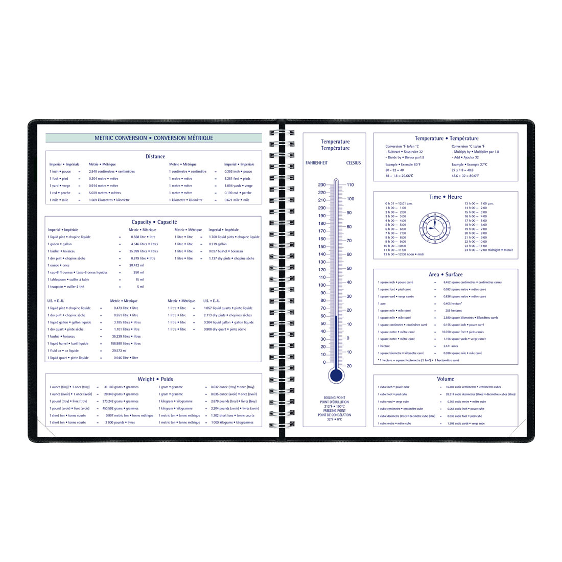 Timanager® Academic Weekly Planner, 2025-2026 - Bilingual - Blueline CA5941.81BT-26