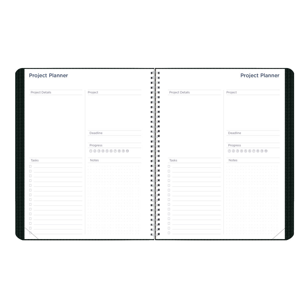 Blueline Academic Monthly Planner, DuraFlex, 2026-2027, English CA701V.BLK #colour_black