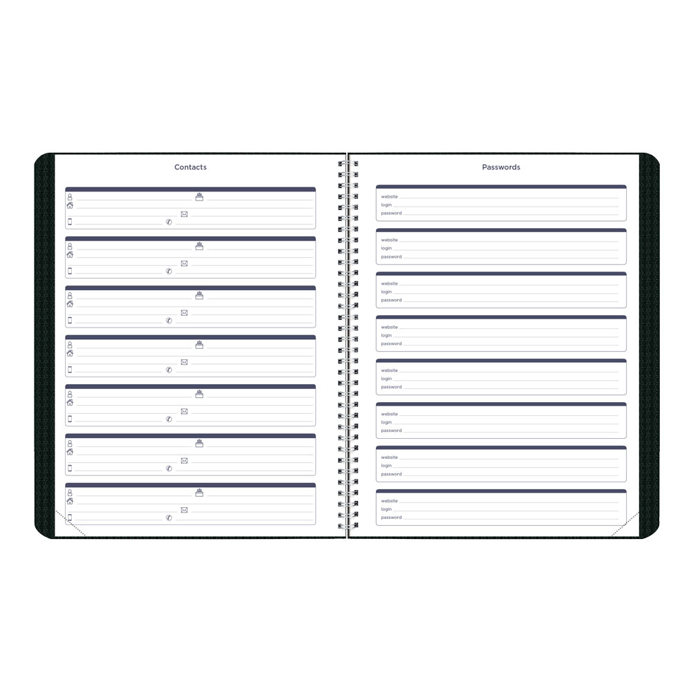 Blueline Academic Monthly Planner, DuraFlex, 2026-2027, English CA701V.BLK #colour_black