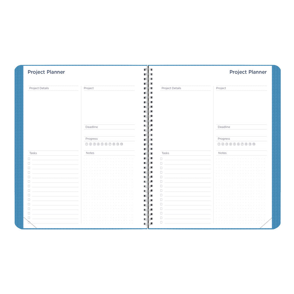 Blueline Academic Monthly Planner, DuraFlex, 2026-2027, English Assorted CA701V.ASX CA701V.BLU #colour_blue