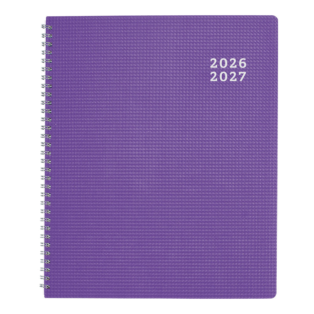 Blueline Academic Monthly Planner, DuraFlex, 2026-2027, English Assorted CA701V.ASX CA701V.PUR #colour_purple