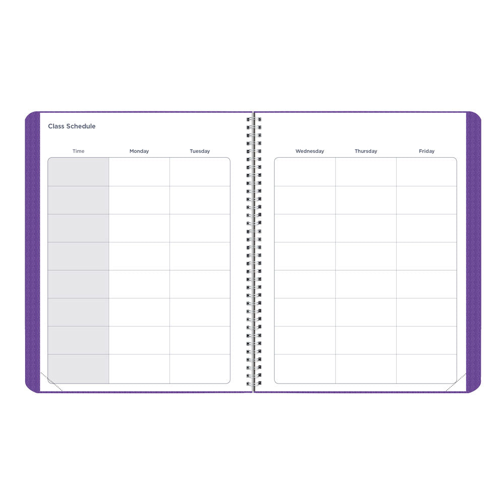 Blueline Academic Monthly Planner, DuraFlex, 2026-2027, English Assorted CA701V.ASX CA701V.PUR #colour_purple