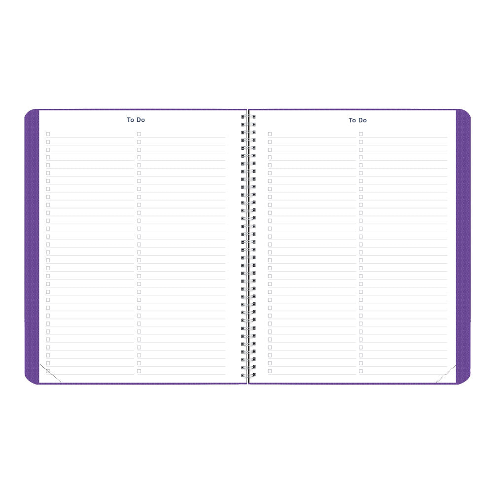 Blueline Academic Monthly Planner, DuraFlex, 2026-2027, English Assorted CA701V.ASX CA701V.PUR #colour_purple