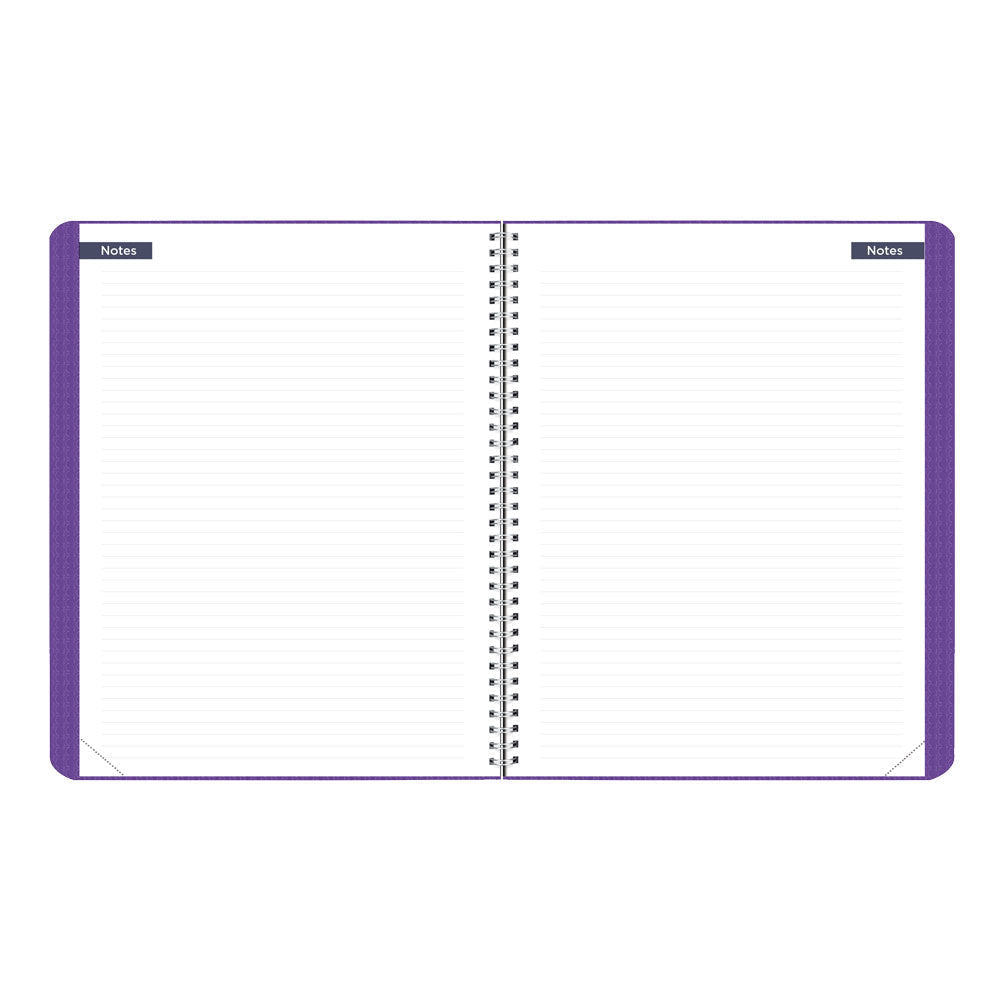 Blueline Academic Monthly Planner, DuraFlex, 2026-2027, English Assorted CA701V.ASX CA701V.PUR #colour_purple