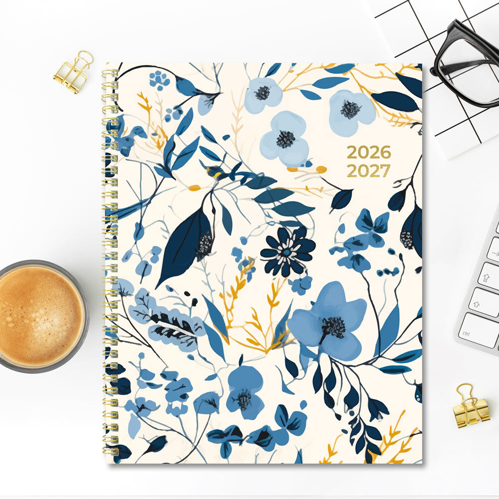 Blueline Academic Monthly Planner, Blossom, 2026-2027 - English CA714PG.01 #colour_blossom-yellow