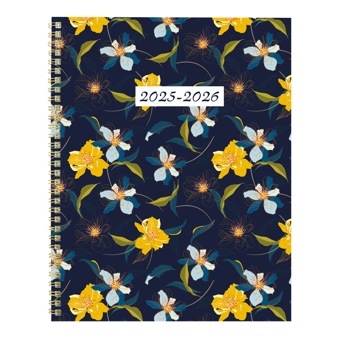Academic Monthly Planner, Blossom, 2025-2026, Blueline CA714PG-26 #colour_blossom-navy