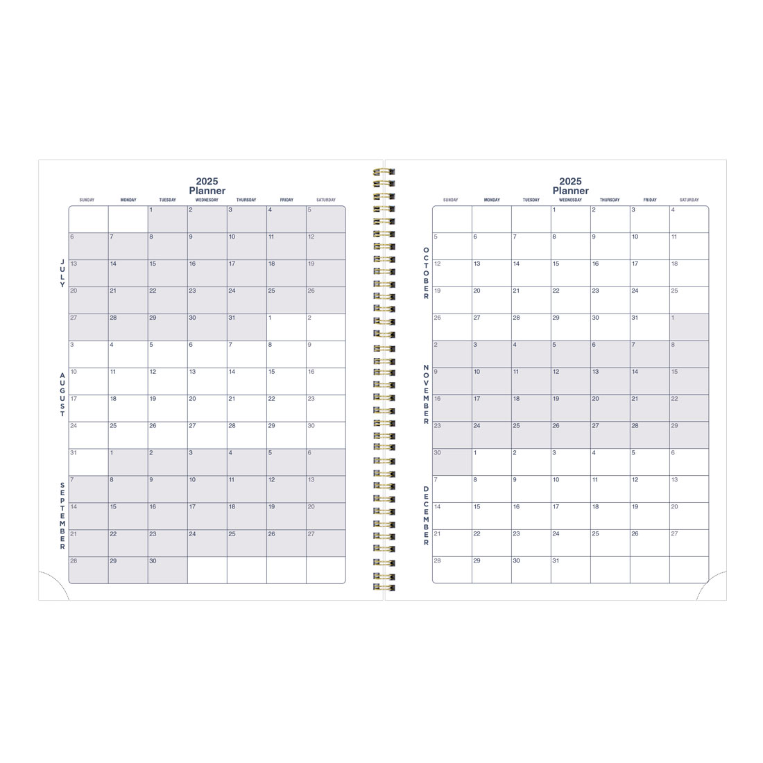 Academic Monthly Planner, Blossom, 2025-2026, Blueline CA714PG-26 #colour_blossom-navy