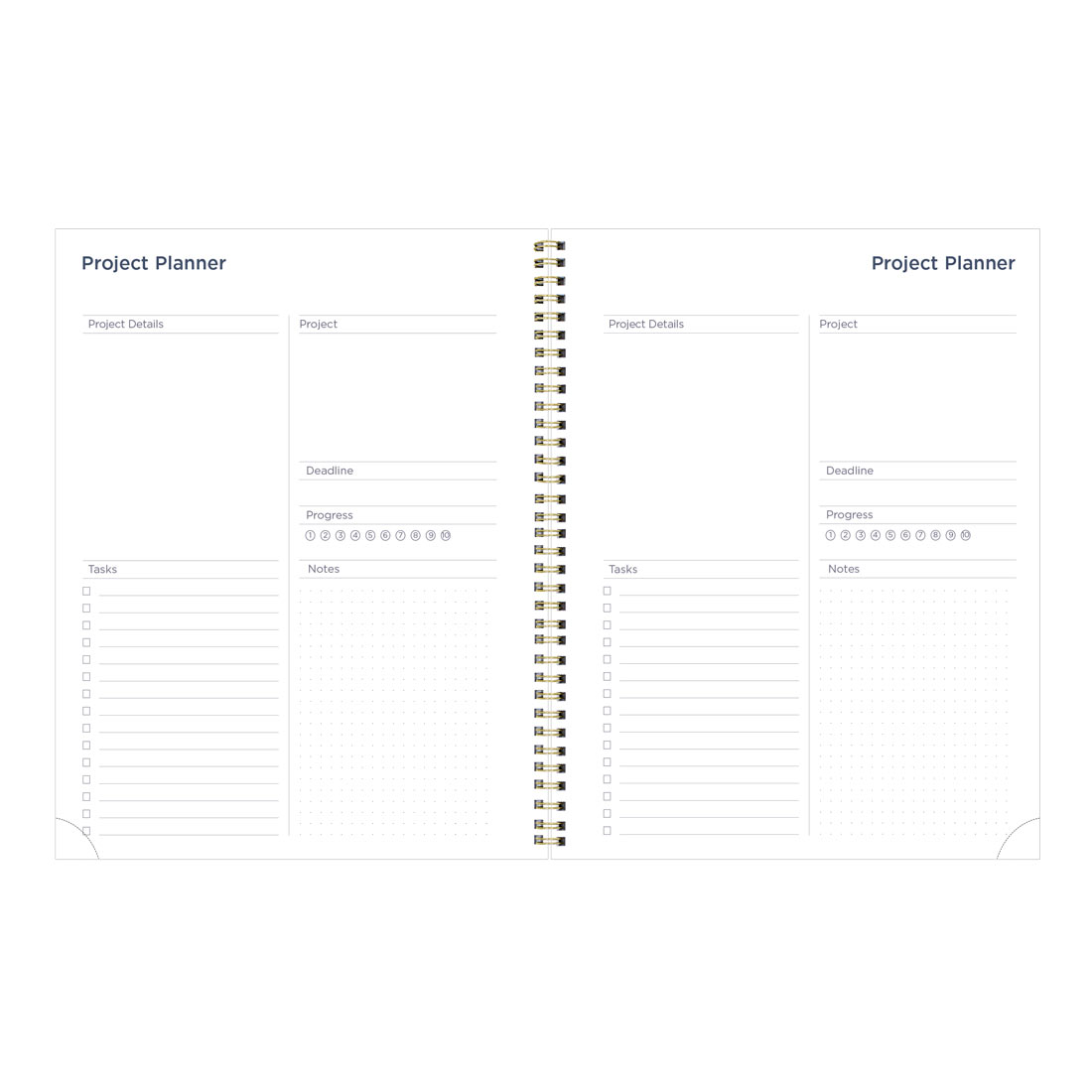 Academic Monthly Planner, Blossom, 2025-2026, Blueline CA714PG-26 #colour_blossom-navy