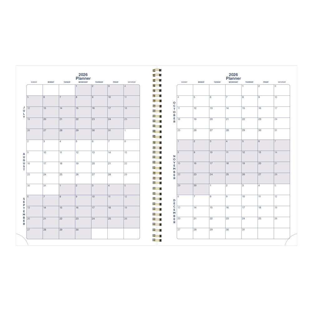 Blueline Academic Monthly Planner, Nautical, 2026-2027 - English CA714PH.02 #colour_cabana