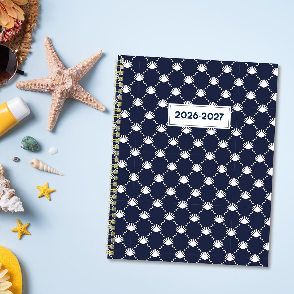 Blueline Academic Monthly Planner, Nautical, 2026-2027 - English CA714PH.03 #colour_shells
