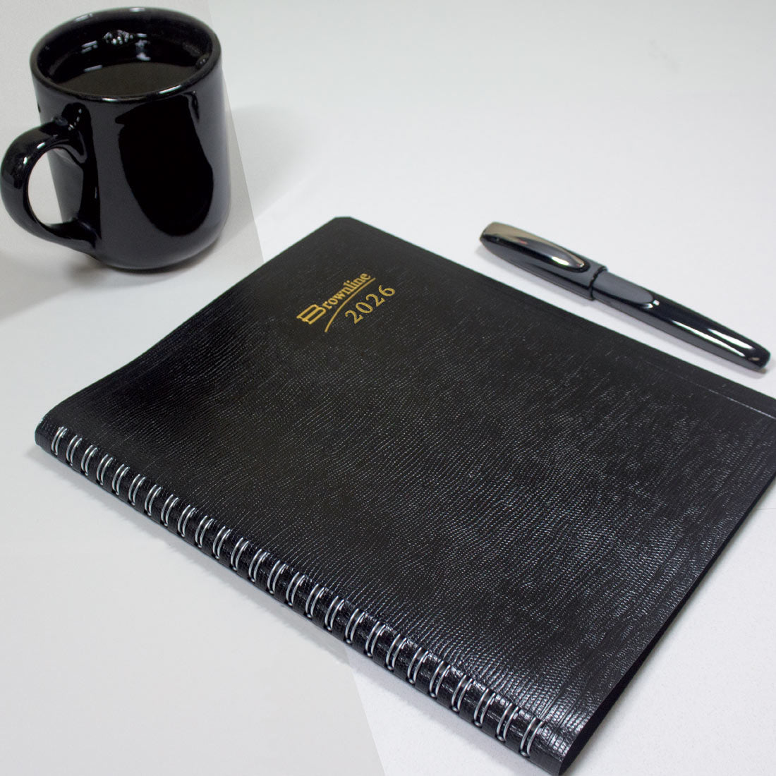 Brownline Essential Monthly Planner 2026, English, Black CB1200.BLK-26
