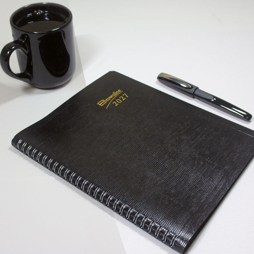 Essential Monthly Planner, 2027, English, 14 Months CB1200.BLK-27 Brownline Canada