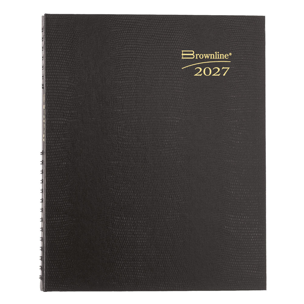 CoilPro™ Monthly Planner, 2027, English, 14 Months CB1200C.BLK-27 Brownline Canada