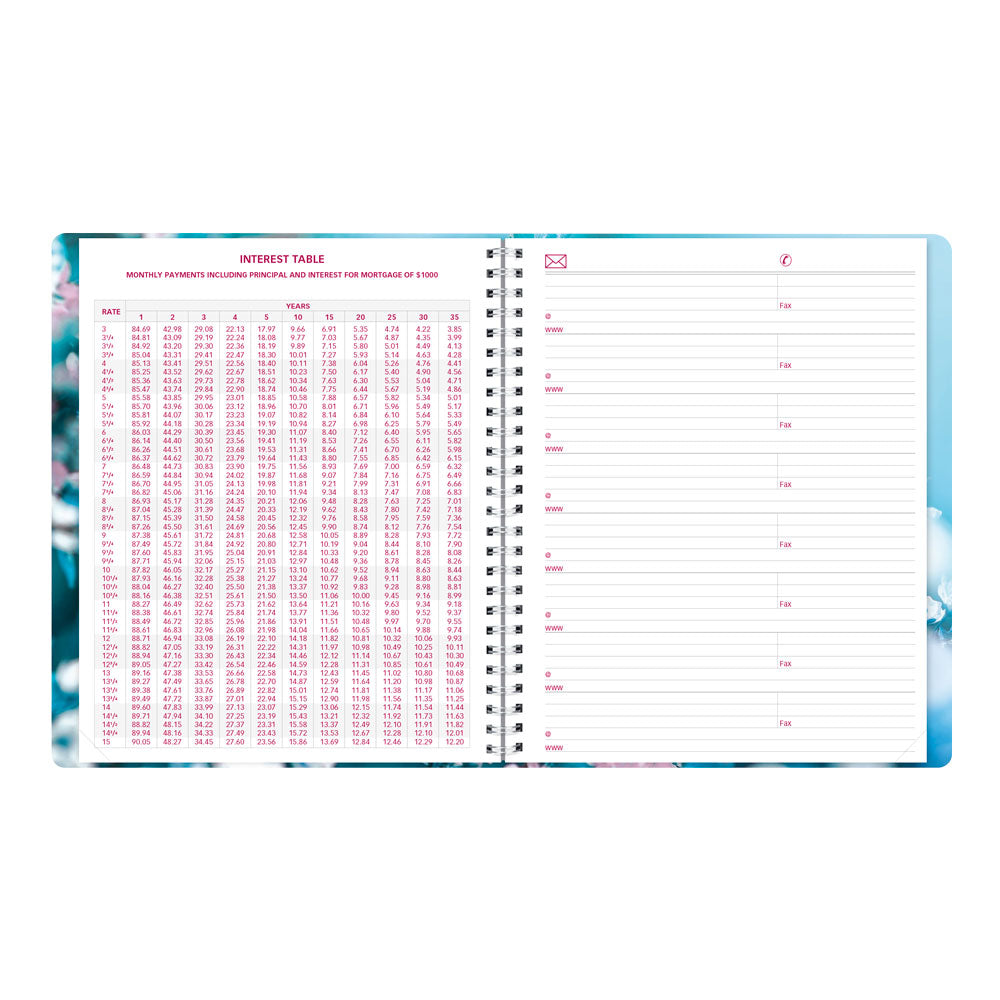 Essential Monthly Planner, 2027, English, Nature Cherry Blossoms CB1200G.03-27 Brownline Canada
