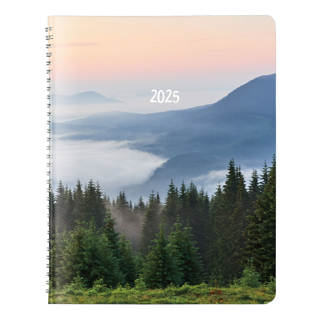 Mountain Monthly Planner 2025, English, CB1200G.03#colour_mountain-green
