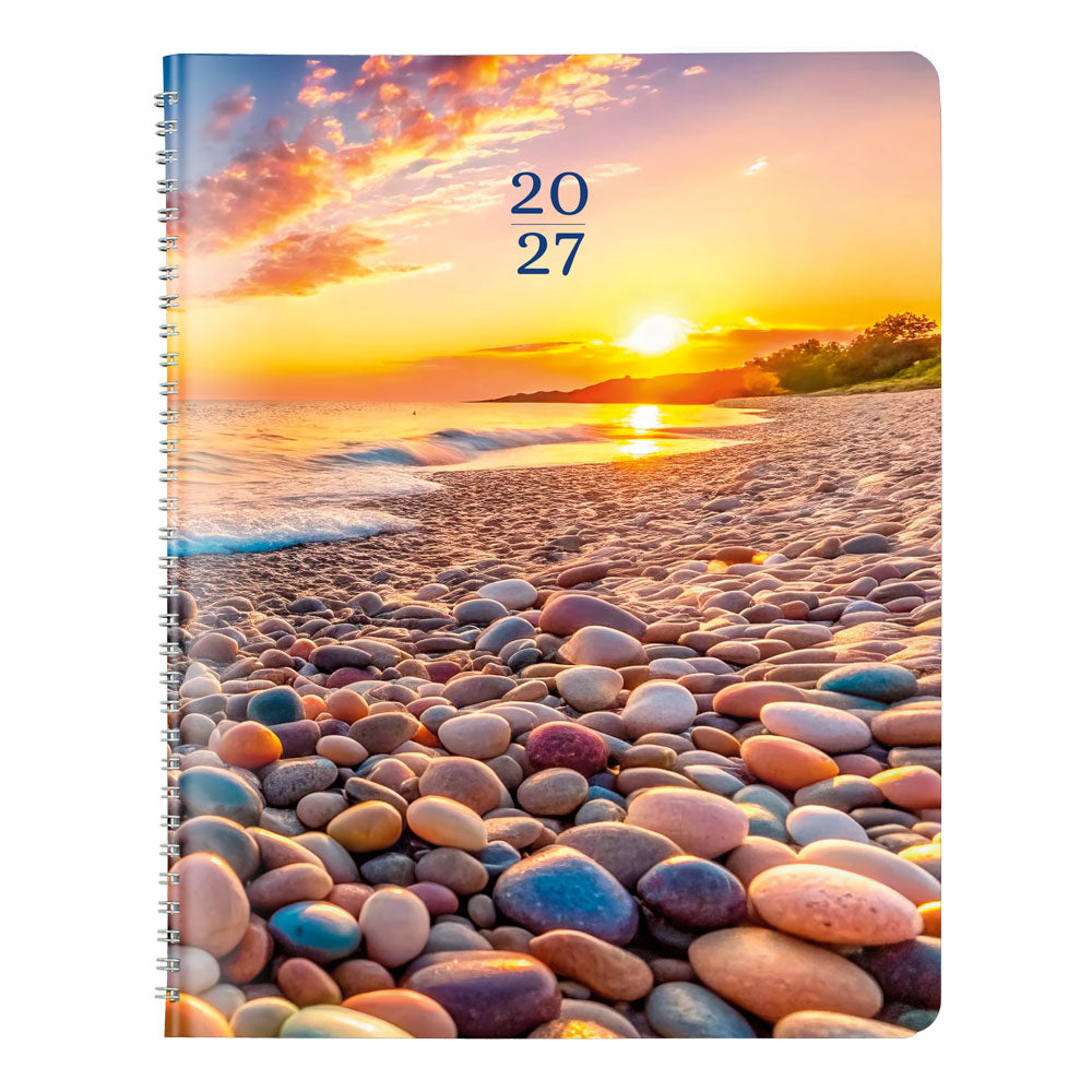 Essential Monthly Planner, 2027, English, Nature Pebble Beach CB1200G.04-27 Brownline Canada