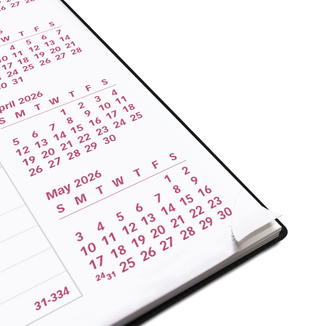 Brownline DuraFlex Monthly Planner 2026, English, Black CB1200V.BLK-26
