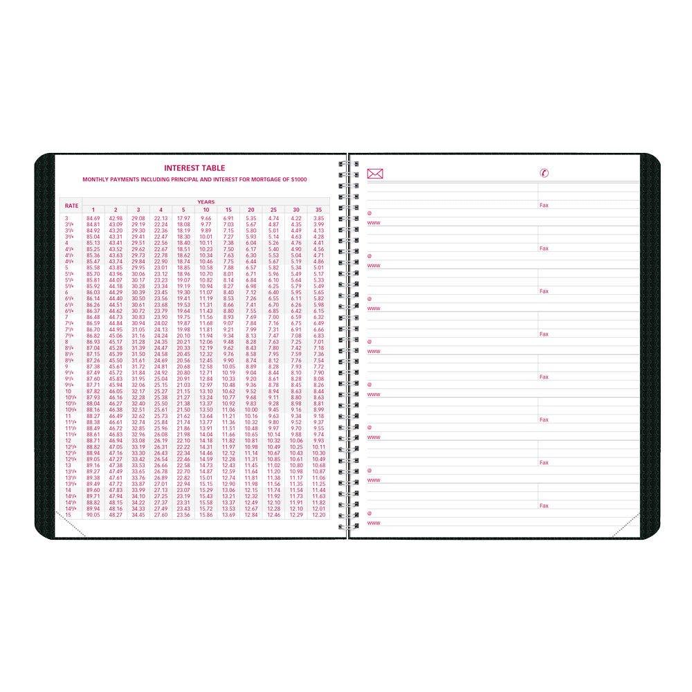 DuraFlex Monthly Planner, 2027, English, 14 Months CB1200V.BLK-27 Brownline Canada