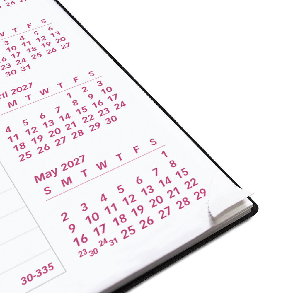 DuraFlex Monthly Planner, 2027, English, 14 Months CB1200V.BLK-27 Brownline Canada