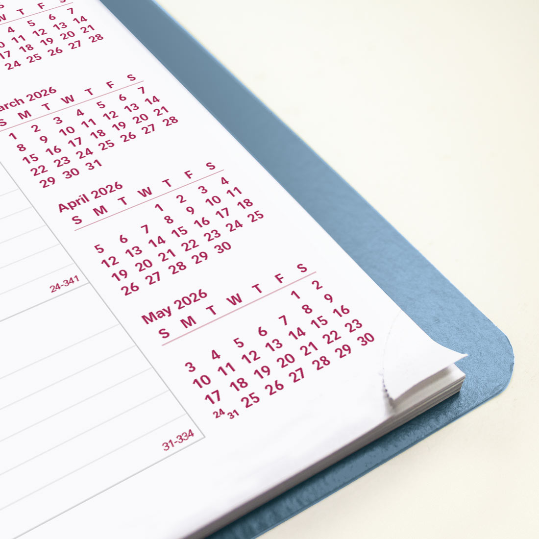 Brownline Mountain Monthly Planner 2026, English CB1262G.03-26 #colour_snow
