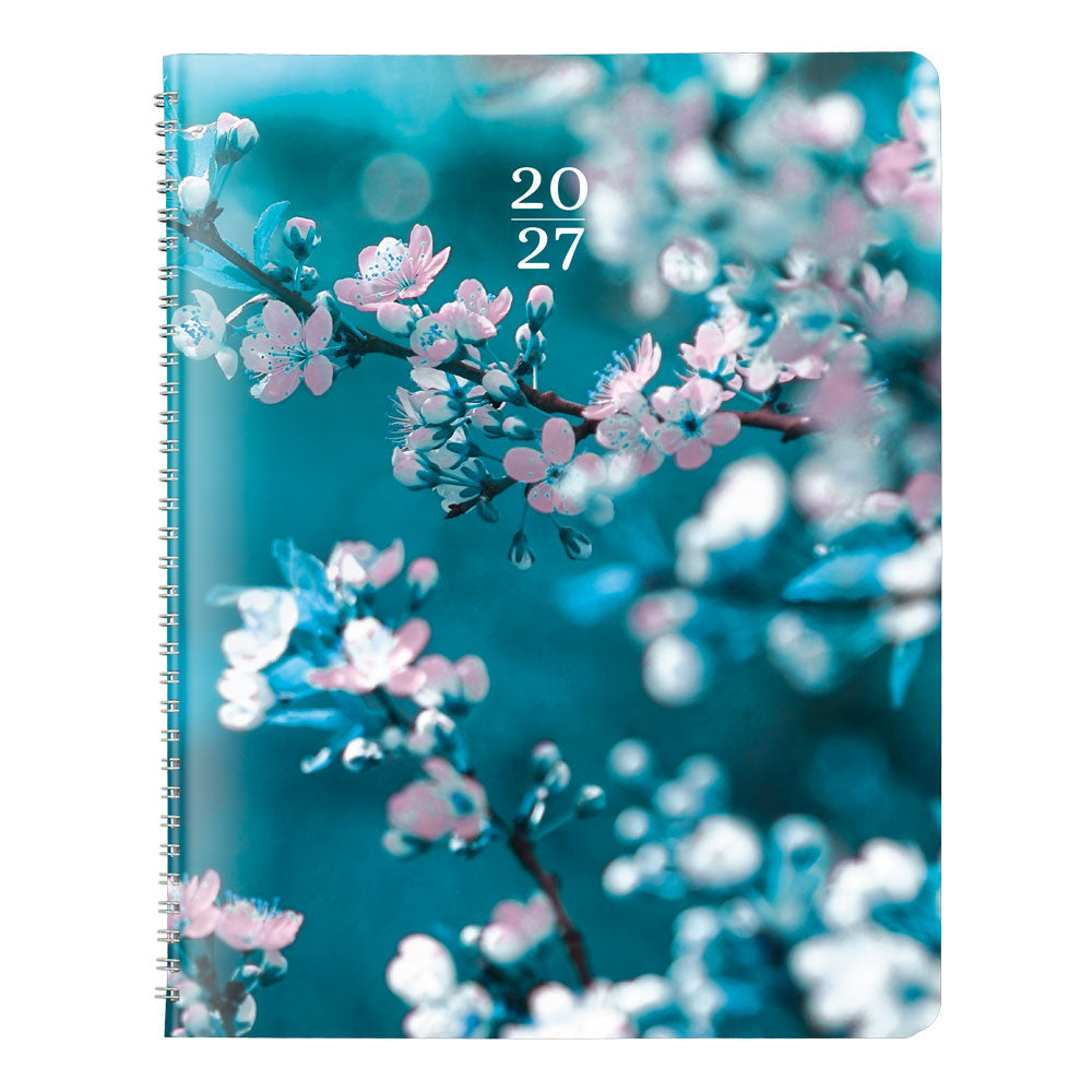 Essential Monthly Planner, 2027, English, Nature Cherry Blossoms CB1262G.03-27 Brownline Canada