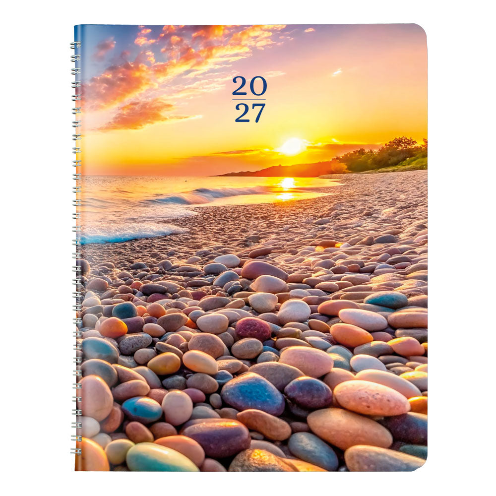 Essential Monthly Planner, 2027, English, Nature Pebble Beach CB1262G.04-27 Brownline Canada