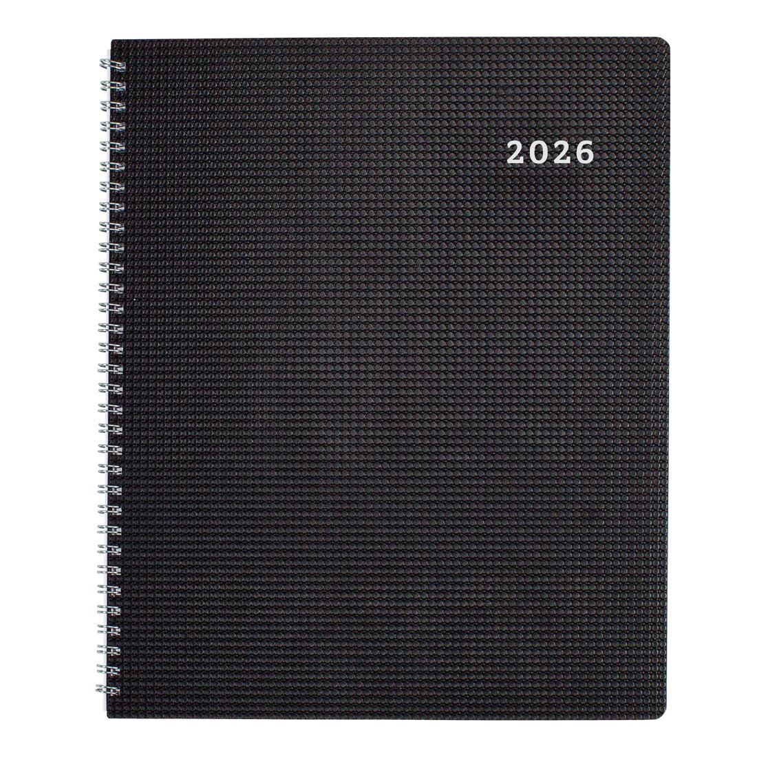 Brownline DuraFlex Monthly Planner, Black, 2026, English (CB1200V.BLK-26)