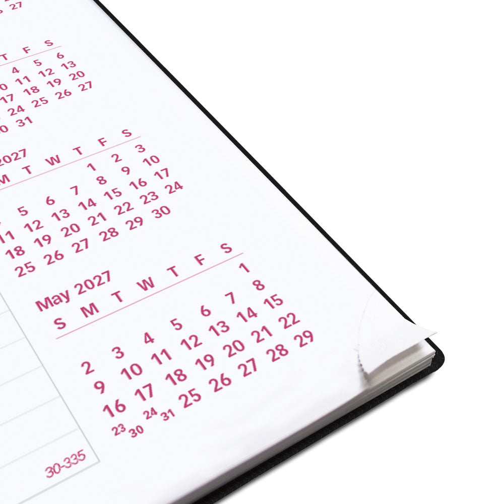 DuraFlex Monthly Planner, 2027, English, 14 Months CB1262V.BLK-27 Brownline Canada